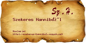 Szekeres Hannibál névjegykártya